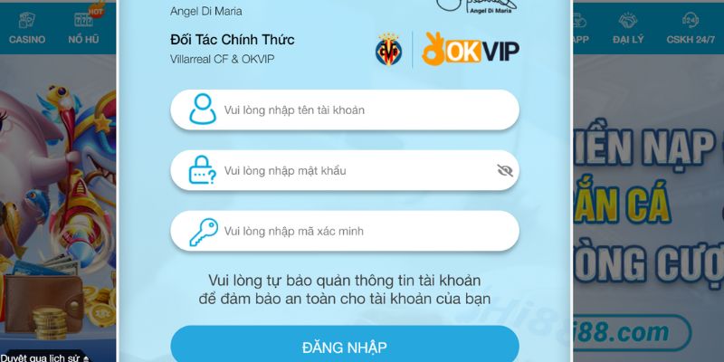 Đăng nhập Hi88 trên website với 2 bước thuận tiện